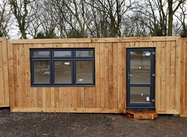 A timber garden room at Hunters Chase