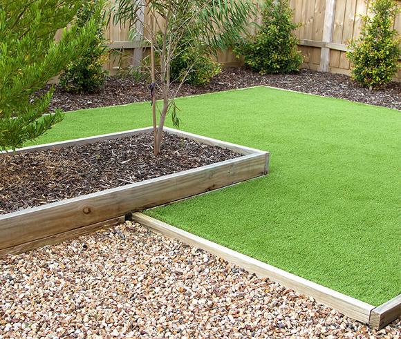 Artificial grass lawn